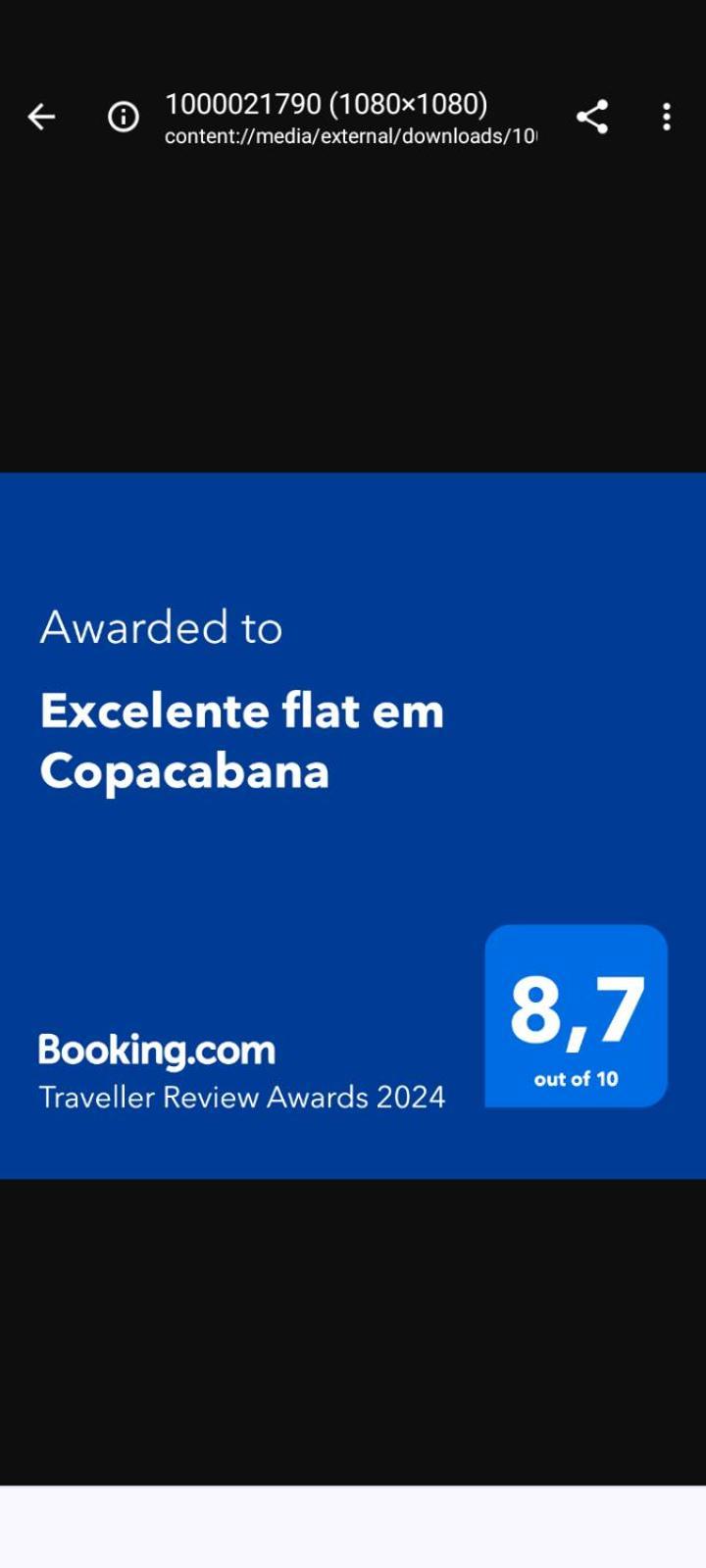 Excelente Flat Em Copacabana * Rio de Janeiro